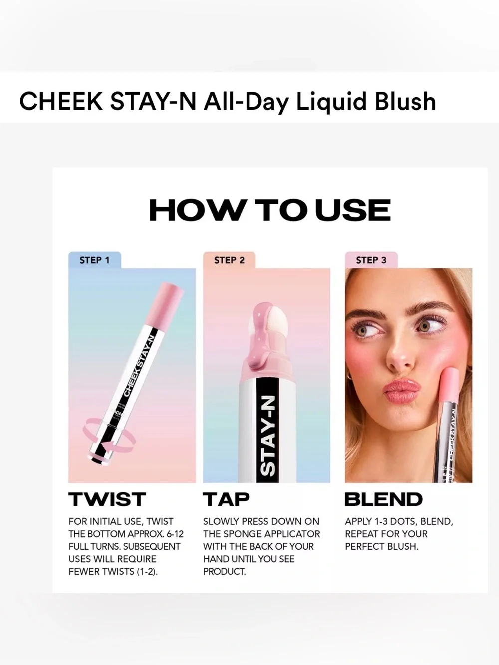 SACHEU All-Day Cheek Stay-N Liquid Blush Duo — 02 I’m Playful & 03 I’m Guilty